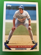 1993 Topps Base Set #620 Todd Benzinger