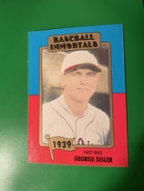 1980 TCMA Baseball Immortals #25 George Sisler