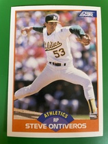 1989 Score Base Set #337 Steve Ontiverso