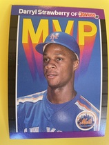 1989 Donruss Bonus MVPs #BC6 Darryl Strawberry