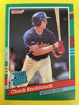 1991 Donruss Base Set #421 Chuck Knoblauch