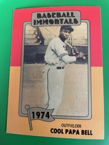 1980 TCMA Baseball Immortals #141 Cool Papa Bell