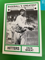 1982 TCMA Greatest Hitters White Backs #36 Zack Wheat