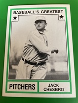 1982 TCMA Greatest Pitchers White Backs #19 Jack Chesbro