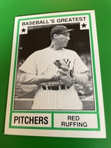 1982 TCMA Greatest Pitchers White Backs #28 Red Ruffing