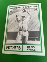 1982 TCMA Greatest Pitchers White Backs #38 Dazzy Vance