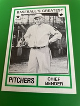 1982 TCMA Greatest Pitchers White Backs #45 Chief Bender