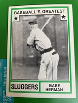 1982 TCMA Greatest Sluggers White Backs #28 Babe Herman