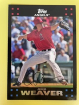 2007 Topps Base Set Series 1 #75 Jered Weaver