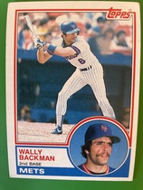 1983 Topps Base Set #444 Wally Backman