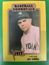 1980 TCMA Baseball Immortals #163 Joe Sewell