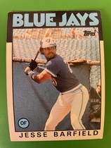 1986 Topps Base Set #593 Jesse Barfield