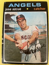 1971 Topps Base Set #657 Joe Azcue