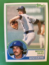 1983 Topps Base Set #503 Moose Haas