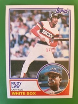 1983 Topps Base Set #514 Rudy Law