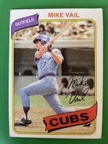 1980 Topps Base Set #343 Mike Vail