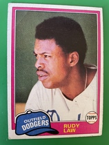 1981 Topps Base Set #127 Rudy Law
