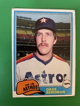 1981 Topps Base Set #253 Dave Bergman