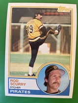 1983 Topps Base Set #537 Rod Scurry