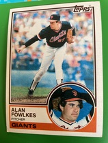 1983 Topps Base Set #543 Alan Fowlkes