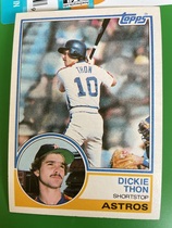 1983 Topps Base Set #558 Dickie Thon