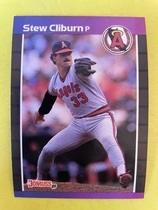 1989 Donruss Base Set #462 Stew Cliburn