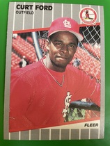 1989 Fleer Base Set #450 Curt Ford