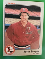1983 Fleer Base Set #23 John Stuper