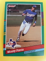 1991 Donruss Base Set #455 Monty Fariss