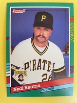 1991 Donruss Base Set #475 Neal Heaton