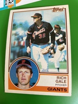 1983 Topps Base Set #719 Rich Gale