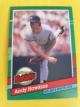 1991 Donruss Bonus Cards/Highlights #12 Andy Hawkins