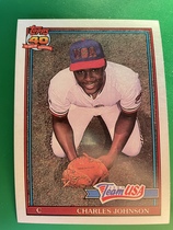 1991 Topps Traded #61T Charles Johnson