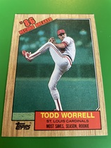 1987 Topps Base Set #7 Todd Worrell