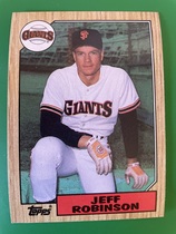 1987 Topps Base Set #389 Jeff Robinson