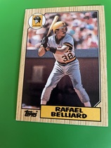 1987 Topps Base Set #541 Rafael Belliard