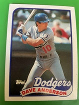 1989 Topps Base Set #117 Dave Anderson