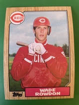 1987 Topps Base Set #569 Wade Rowdon