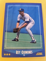 1988 Score Base Set #192 Rey Quinones