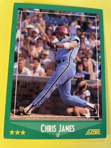 1988 Score Base Set #409 Chris James