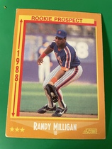 1988 Score Base Set #623 Randy Milligan