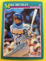 1991 Score Base Set #624 Mike Brumley