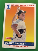 1991 Score Base Set #673 Robbie Beckett