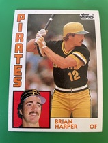 1984 Topps Base Set #144 Brian Harper
