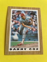 1987 Topps Mini League Leaders #33 Danny Cox