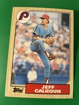 1987 Topps Traded #16T Jeff Calhoun