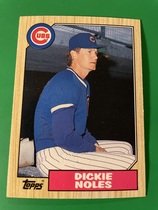 1987 Topps Traded #92T Dickie Noles