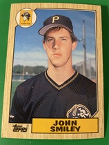 1987 Topps Traded #114T John Smiley