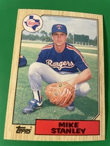 1987 Topps Traded #116T Mike Stanley