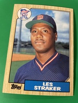 1987 Topps Traded #118T Les Straker
